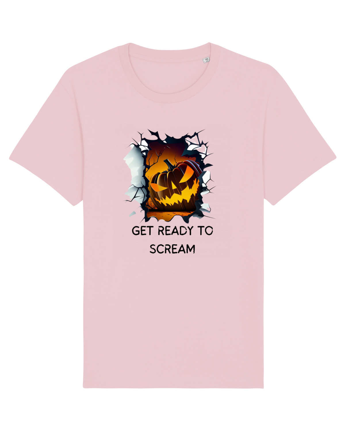 Tricou mânecă scurtă Unisex Rocker Cotton Pink