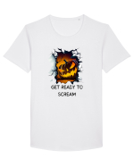 GET READY TO SCREAM - V2 Tricou mânecă scurtă guler larg Bărbat Skater