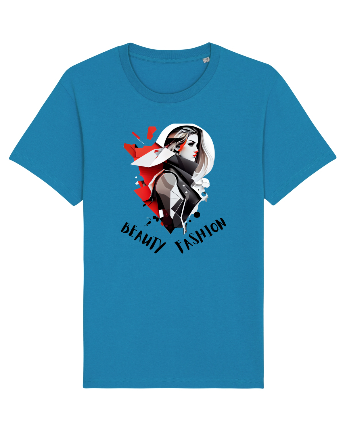 Tricou mânecă scurtă Unisex Rocker Azur