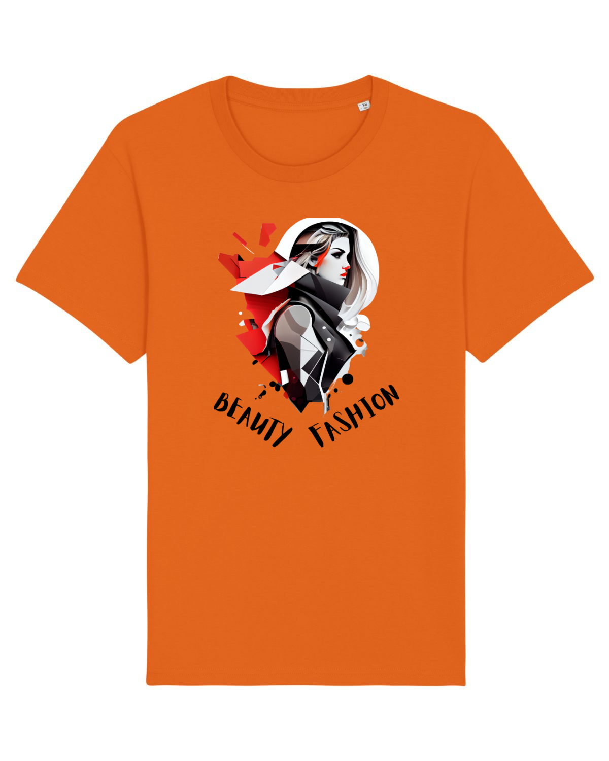 Tricou mânecă scurtă Unisex Rocker Bright Orange