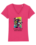 CHILDHOOD - V2 Tricou mânecă scurtă guler V Damă Evoker