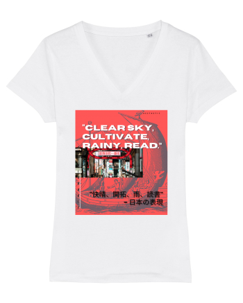 Clear Sky Cultivate Rainy Read White