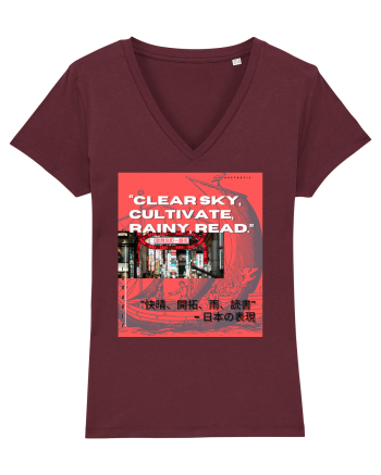 Clear Sky Cultivate Rainy Read Burgundy