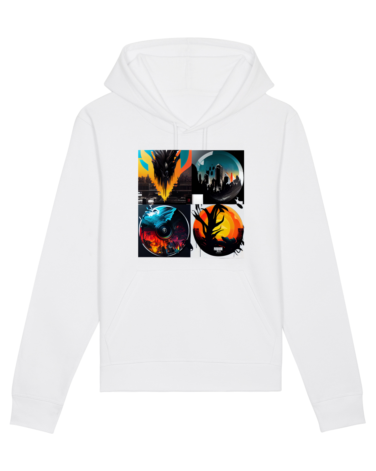 Hanorac Unisex Drummer White
