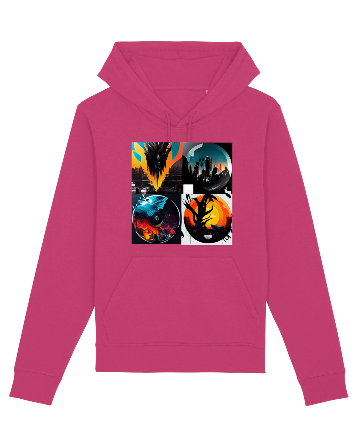 Hanorac Unisex Drummer Raspberry