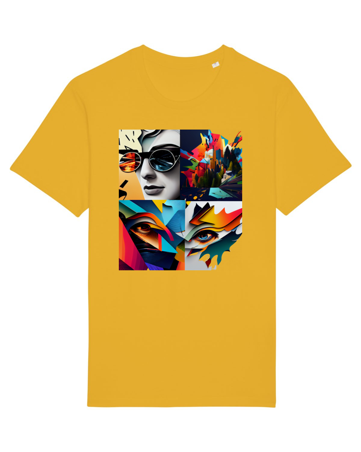 Tricou mânecă scurtă Unisex Rocker Spectra Yellow