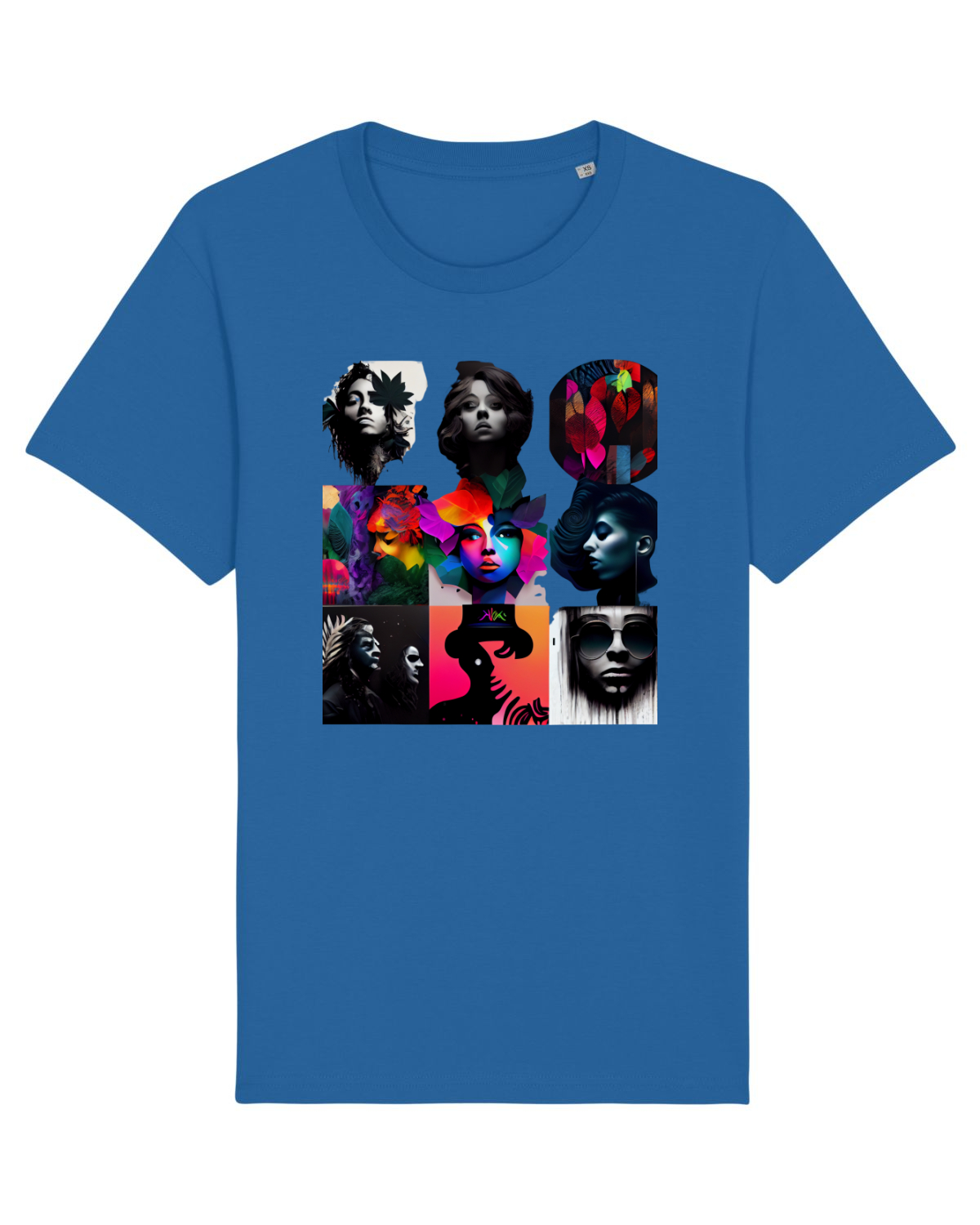 Tricou mânecă scurtă Unisex Rocker Royal Blue