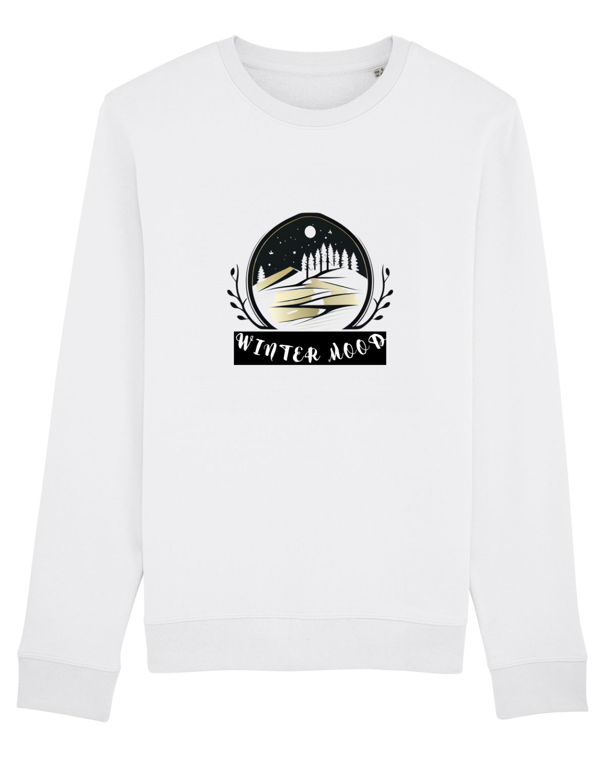 Bluză mânecă lungă Unisex Rise White
