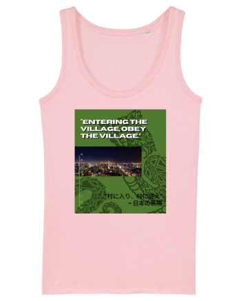 Entering The Village Obey The Village Cotton Pink