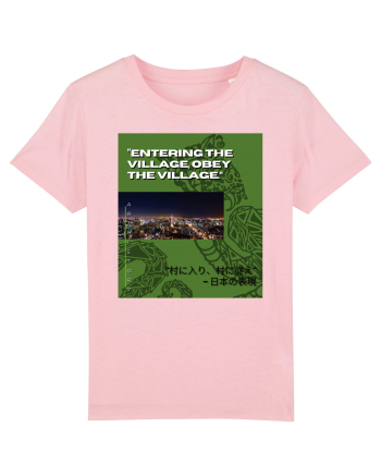 Entering The Village Obey The Village Cotton Pink