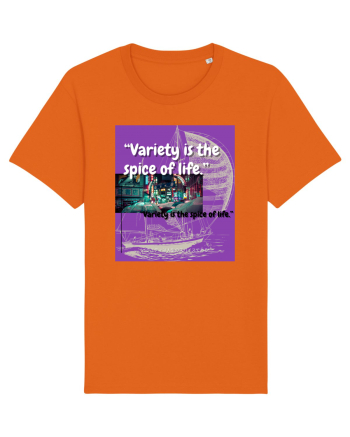 Variety Is The Spice Of Life Bright Orange