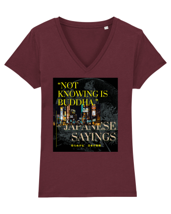 Not Knowing Is Buddha Burgundy