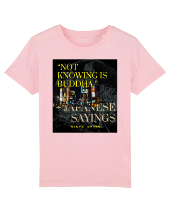 Not Knowing Is Buddha Cotton Pink