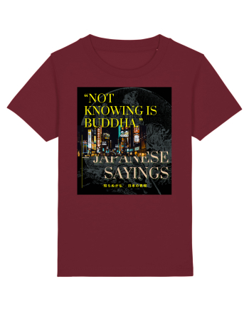 Not Knowing Is Buddha Burgundy