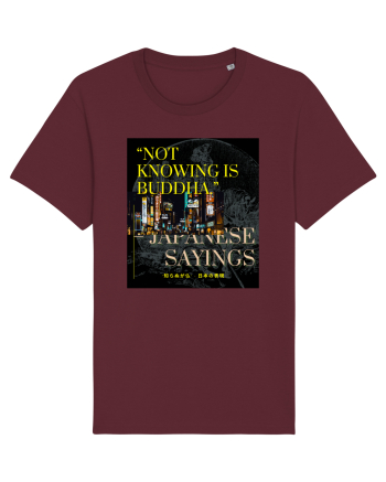 Not Knowing Is Buddha Burgundy