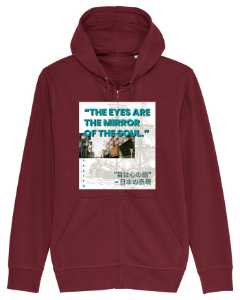The Eyes Are The Mirrors Of The Soul Burgundy