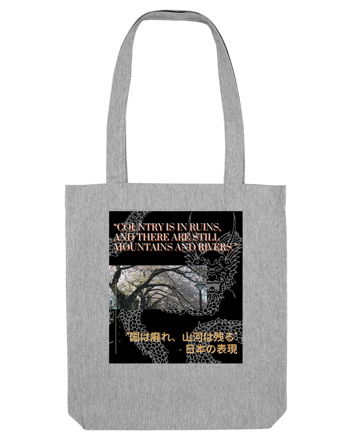 Sacoșă textilă Heather Grey