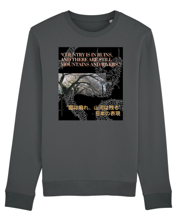 Country Is In Ruins And There Are Still Mountains And Rivers Anthracite