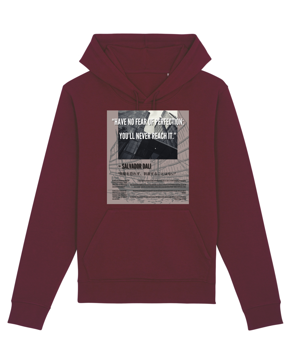 Hanorac Unisex Drummer Burgundy