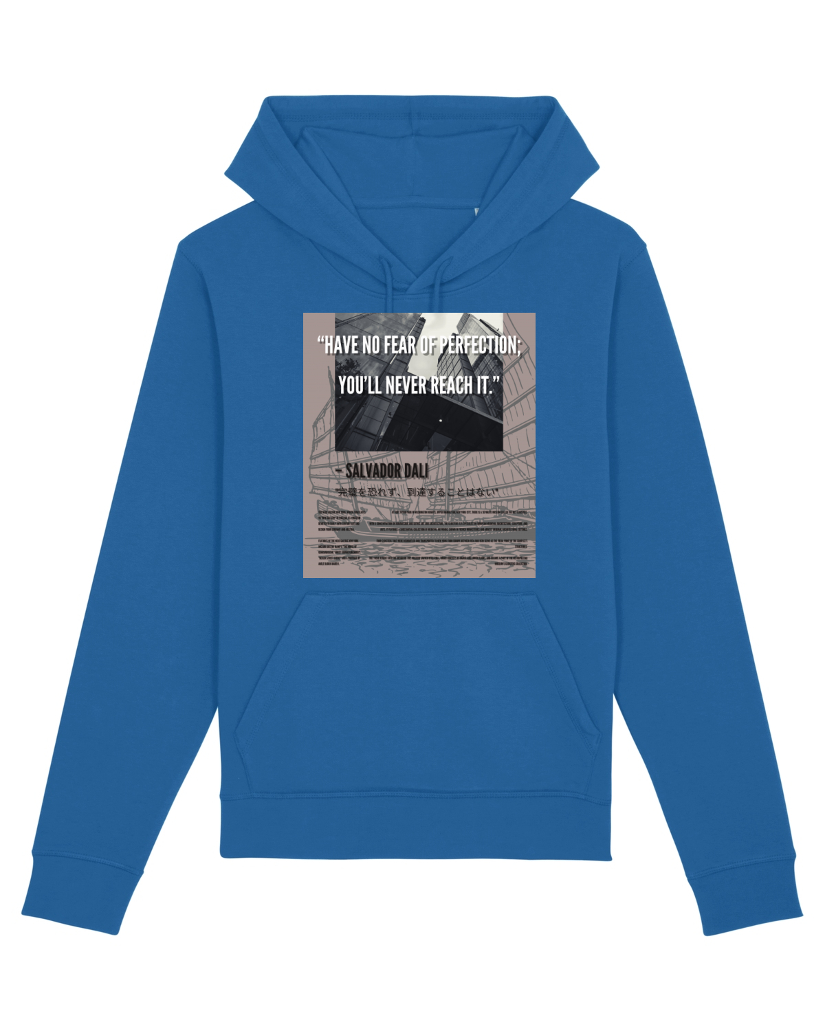 Hanorac Unisex Drummer Royal Blue