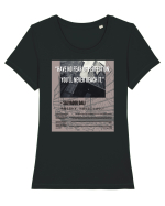 Have No Fear Of Perfection You ll Never Reach It Tricou mânecă scurtă guler larg fitted Damă Expresser