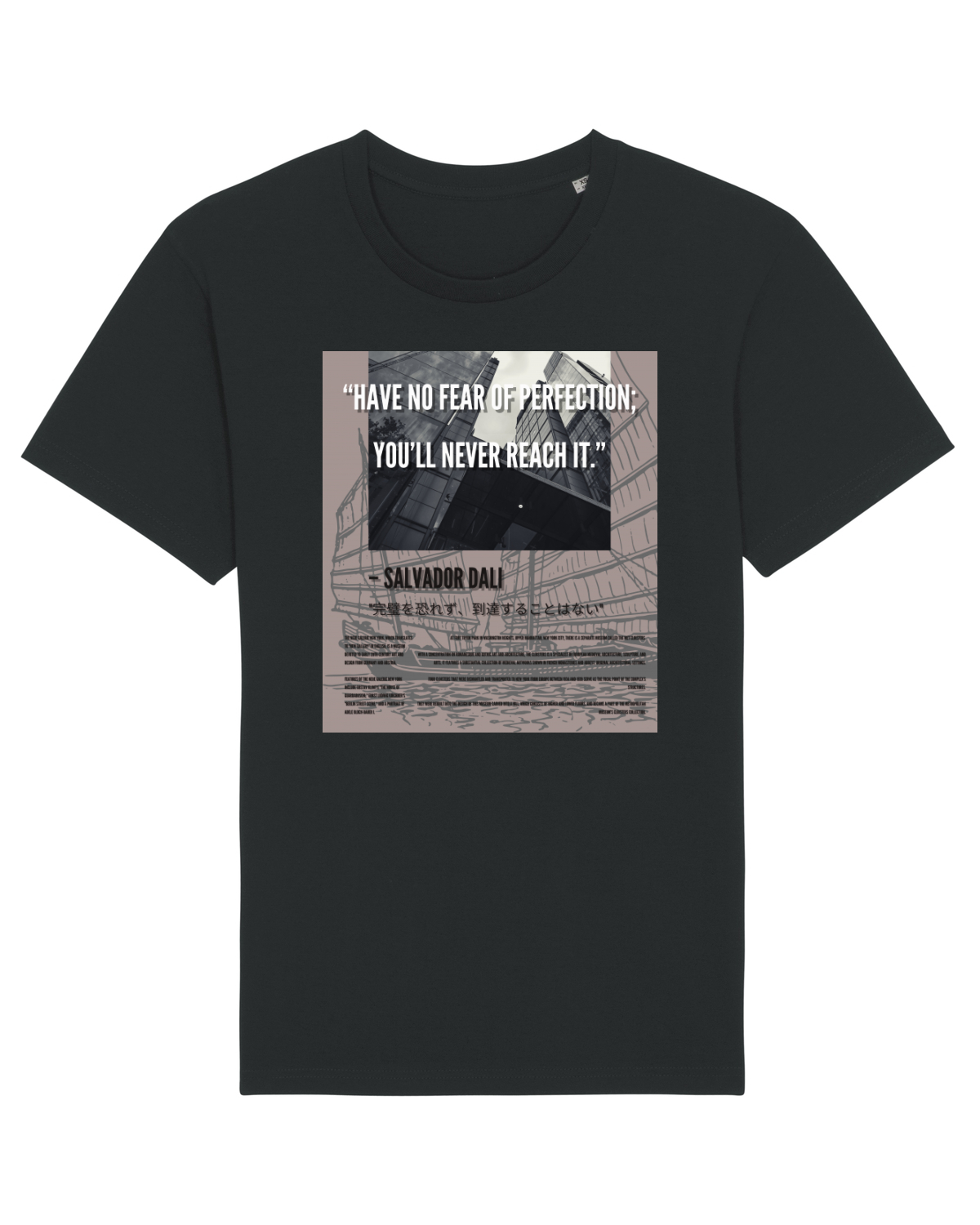 Tricou mânecă scurtă Unisex Rocker Black