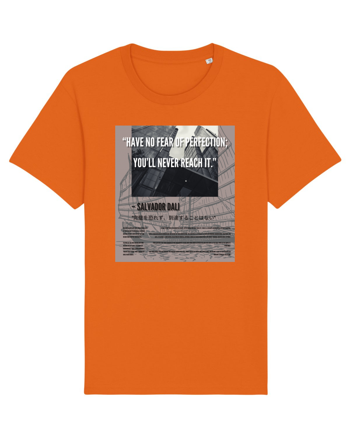 Tricou mânecă scurtă Unisex Rocker Bright Orange