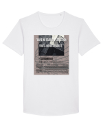 Have No Fear Of Perfection You ll Never Reach It Tricou mânecă scurtă guler larg Bărbat Skater