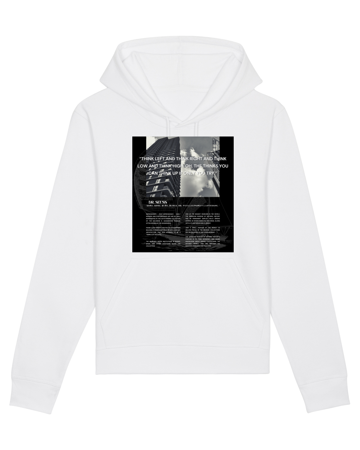 Hanorac Unisex Drummer White
