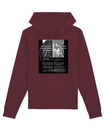 Think Left And Think Right And Think Low And Think High Burgundy