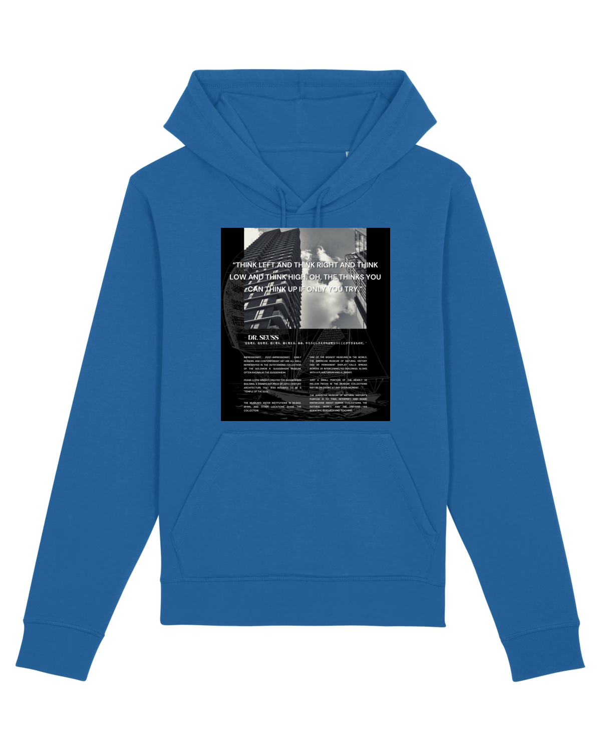Hanorac Unisex Drummer Royal Blue
