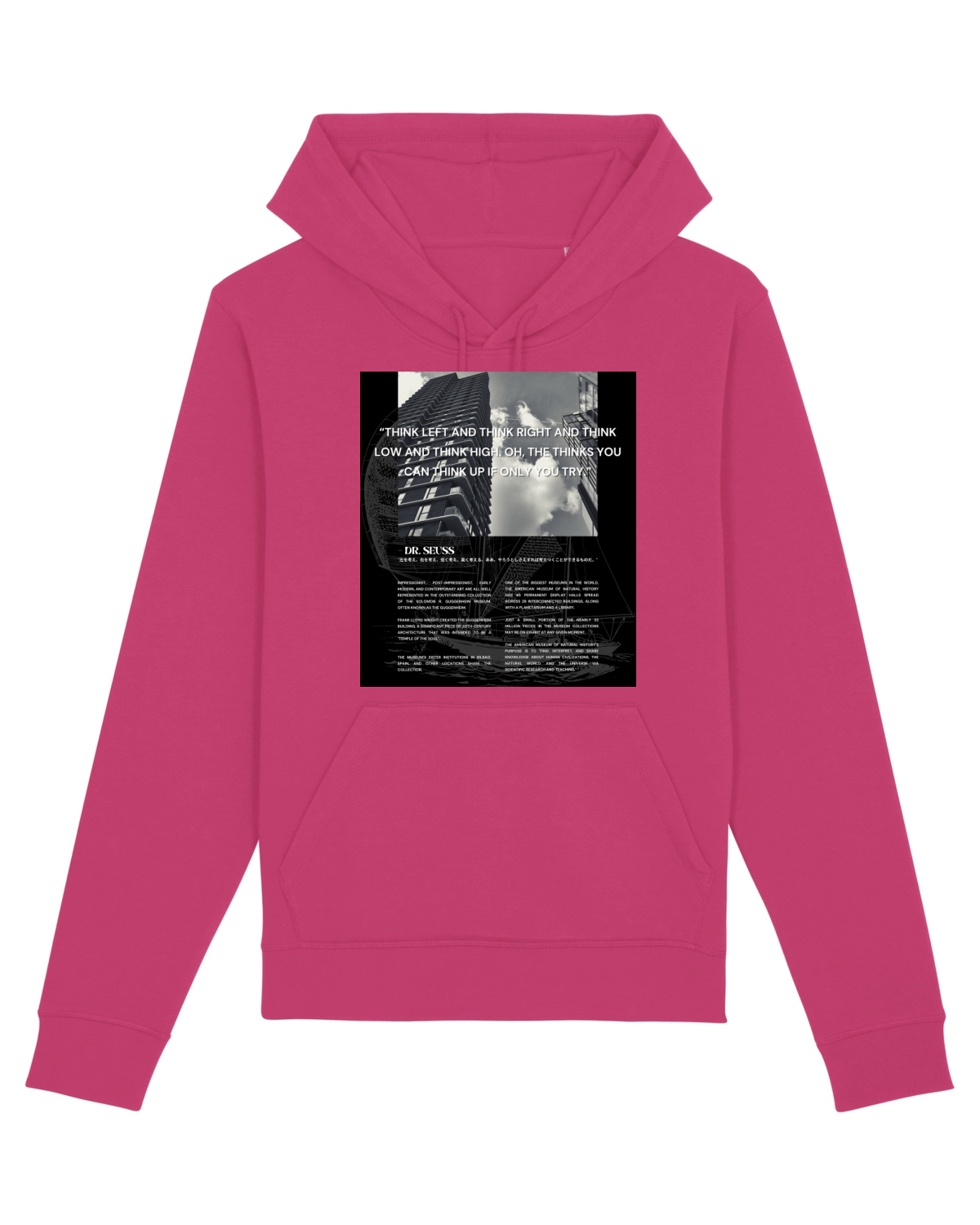 Hanorac Unisex Drummer Raspberry
