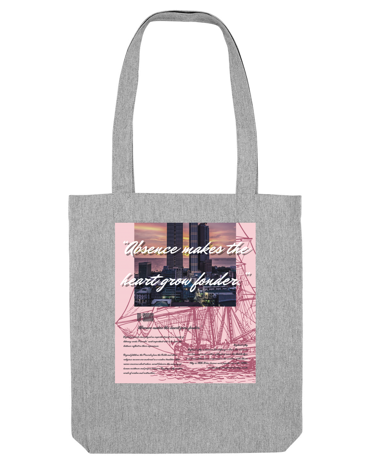 Sacoșă textilă Heather Grey