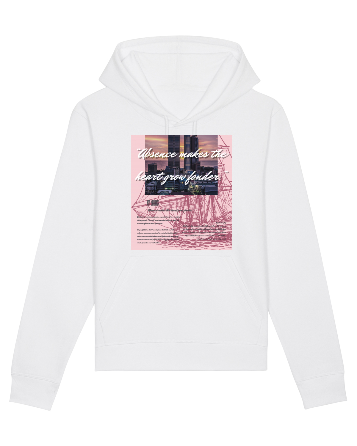 Hanorac Unisex Drummer White