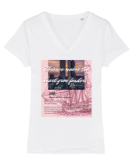 Absence Makes The Heart Grow Fonder Tricou mânecă scurtă guler V Damă Evoker