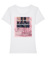 Absence Makes The Heart Grow Fonder Tricou mânecă scurtă guler larg fitted Damă Expresser