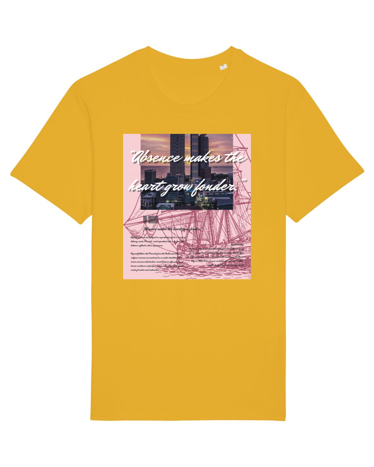 Tricou mânecă scurtă Unisex Rocker Spectra Yellow