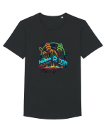 SIMPLE DESIGN - V2 Tricou mânecă scurtă guler larg Bărbat Skater