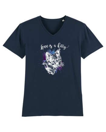 Love is a kitty French Navy