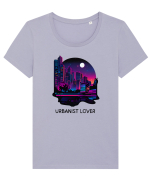URBANIST LOVER - V1 Tricou mânecă scurtă guler larg fitted Damă Expresser
