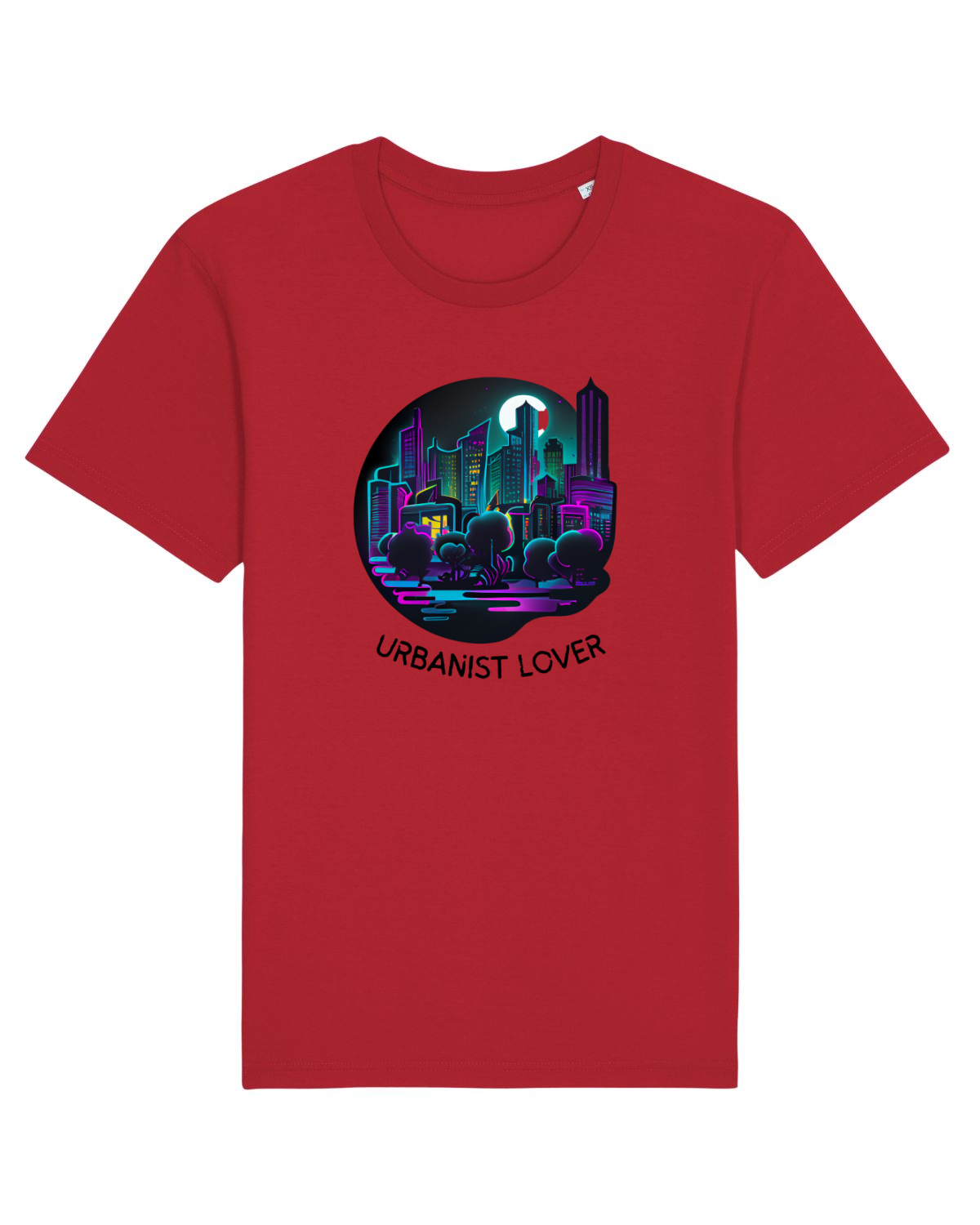 Tricou mânecă scurtă Unisex Rocker Red