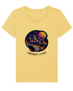 URBANIST LOVER - V3 Tricou mânecă scurtă guler larg fitted Damă Expresser