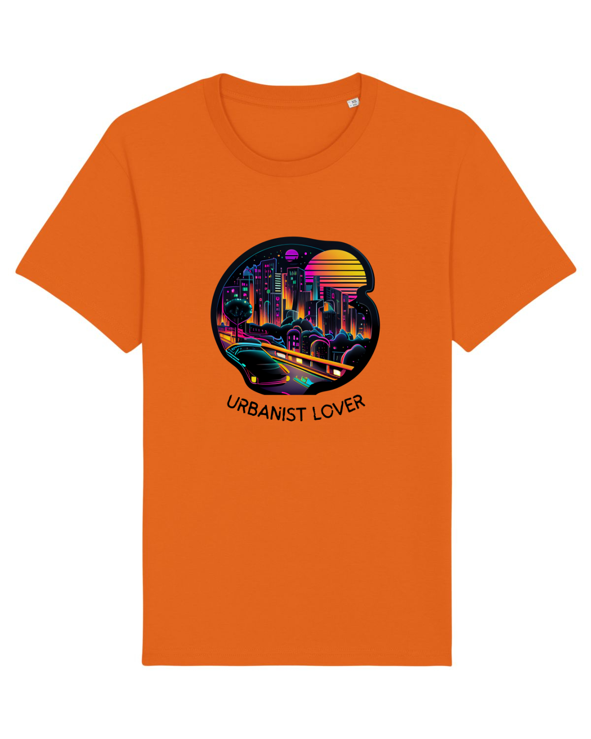 Tricou mânecă scurtă Unisex Rocker Bright Orange