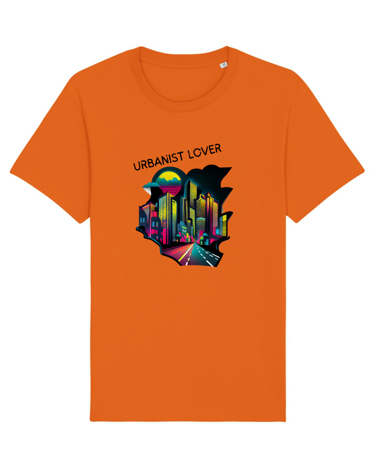 Tricou mânecă scurtă Unisex Rocker Bright Orange