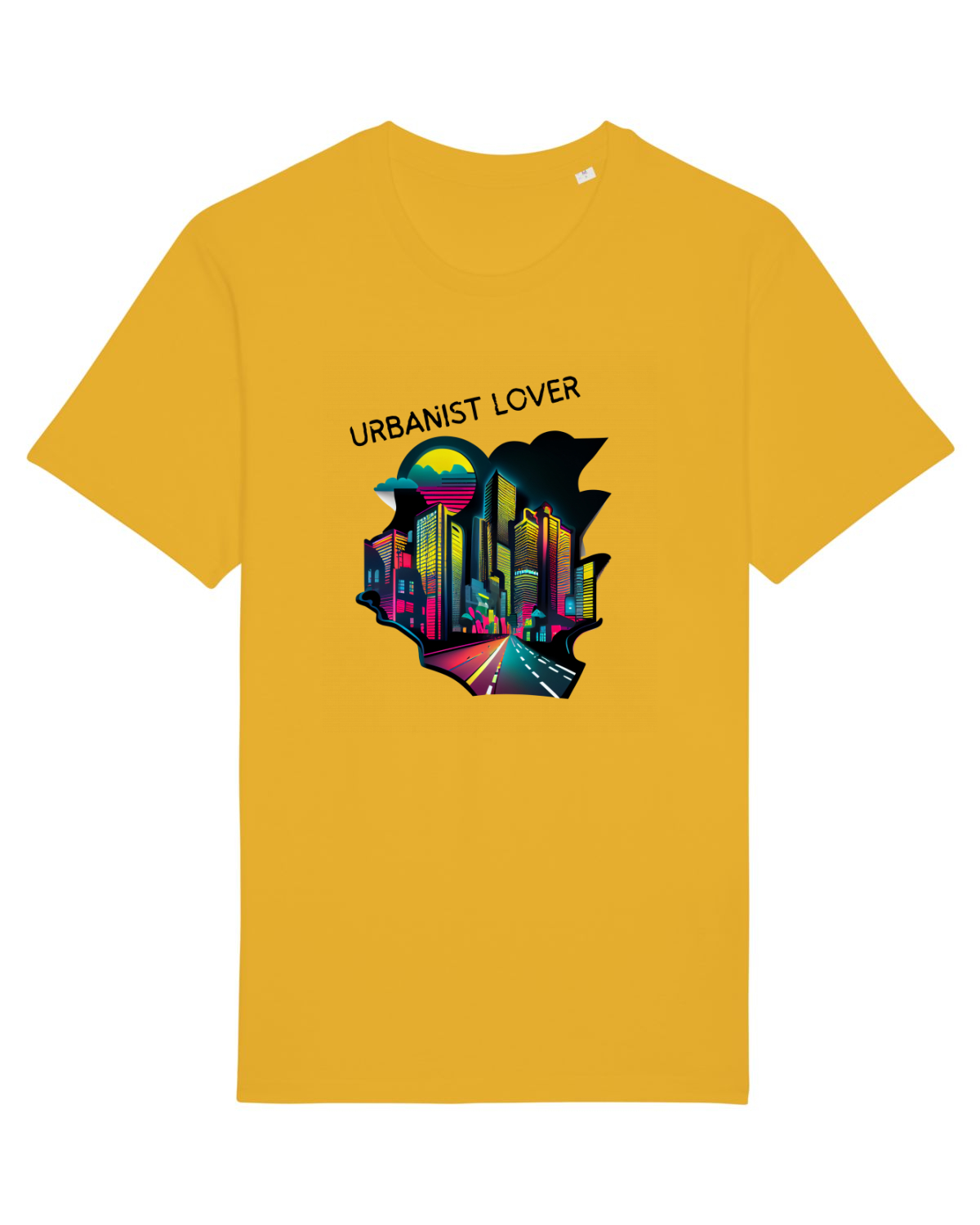 Tricou mânecă scurtă Unisex Rocker Spectra Yellow