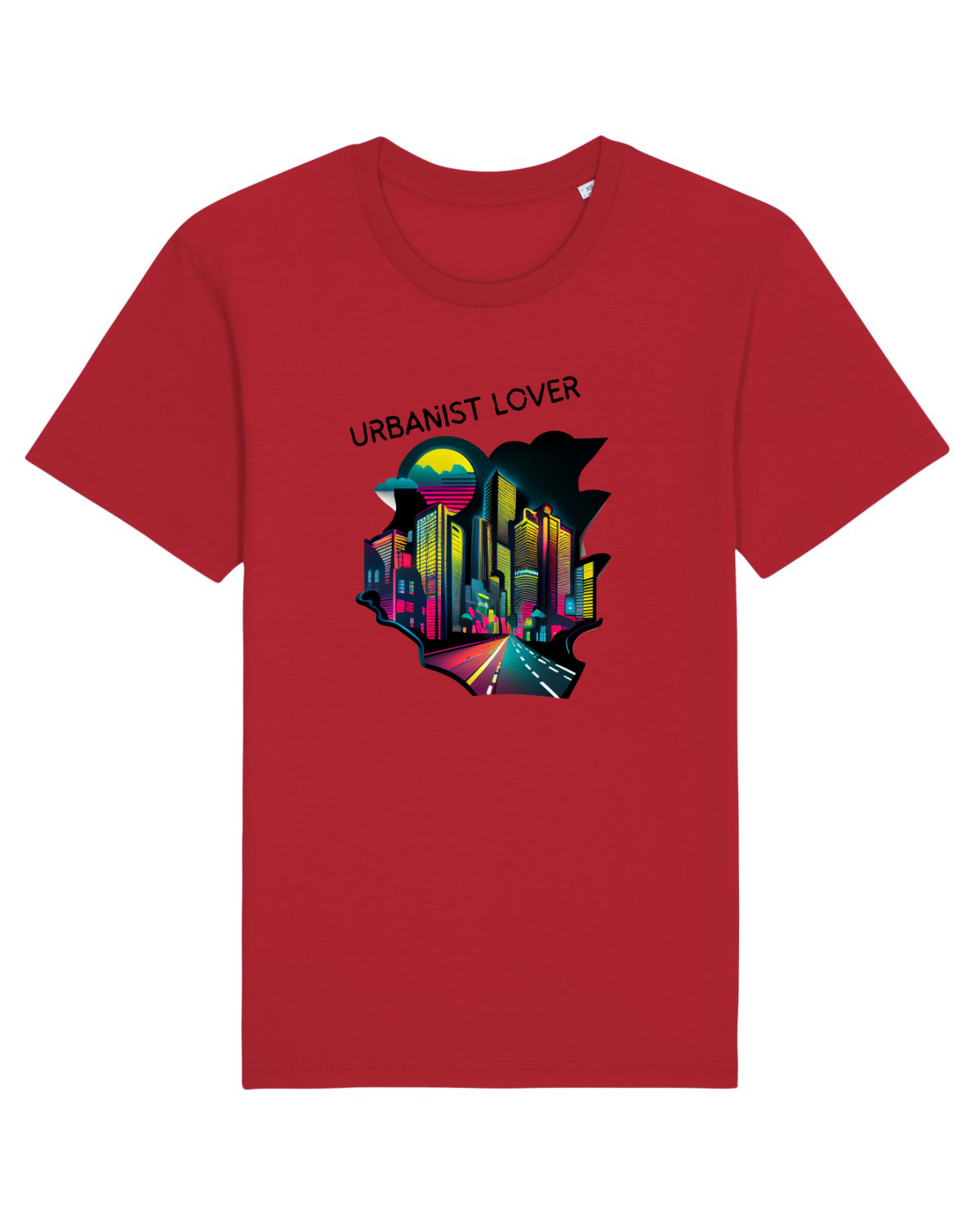 Tricou mânecă scurtă Unisex Rocker Red