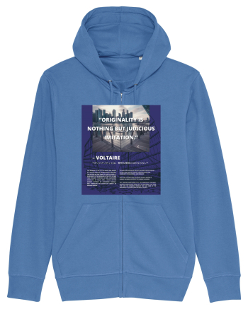 Originality Is Nothing But Judicious Imitation Bright Blue