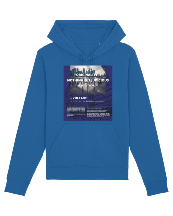 Originality Is Nothing But Judicious Imitation Royal Blue