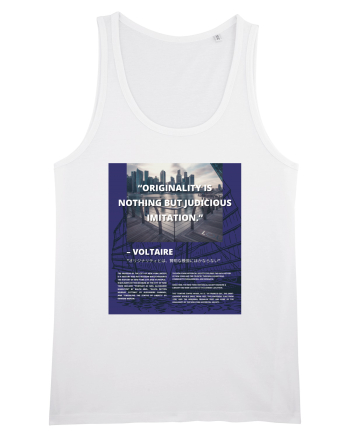 Originality Is Nothing But Judicious Imitation White