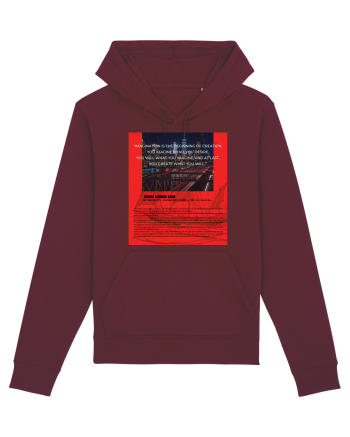 Imagination Is The Beginning Of Creation... Burgundy
